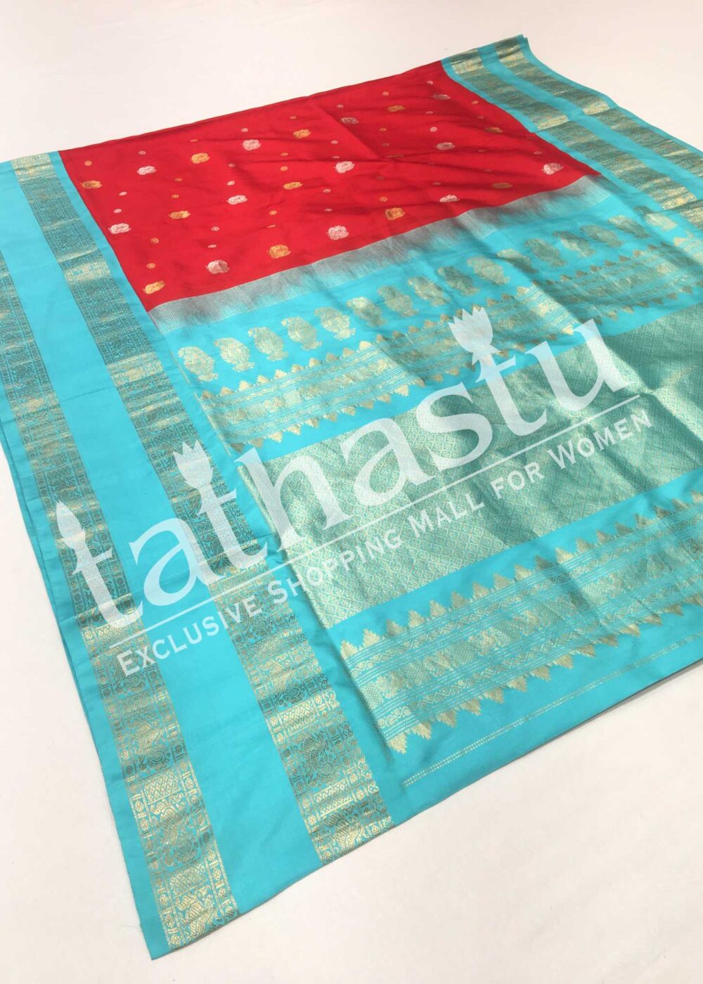 TATHASTU PURE SILK GADWAL SAREE