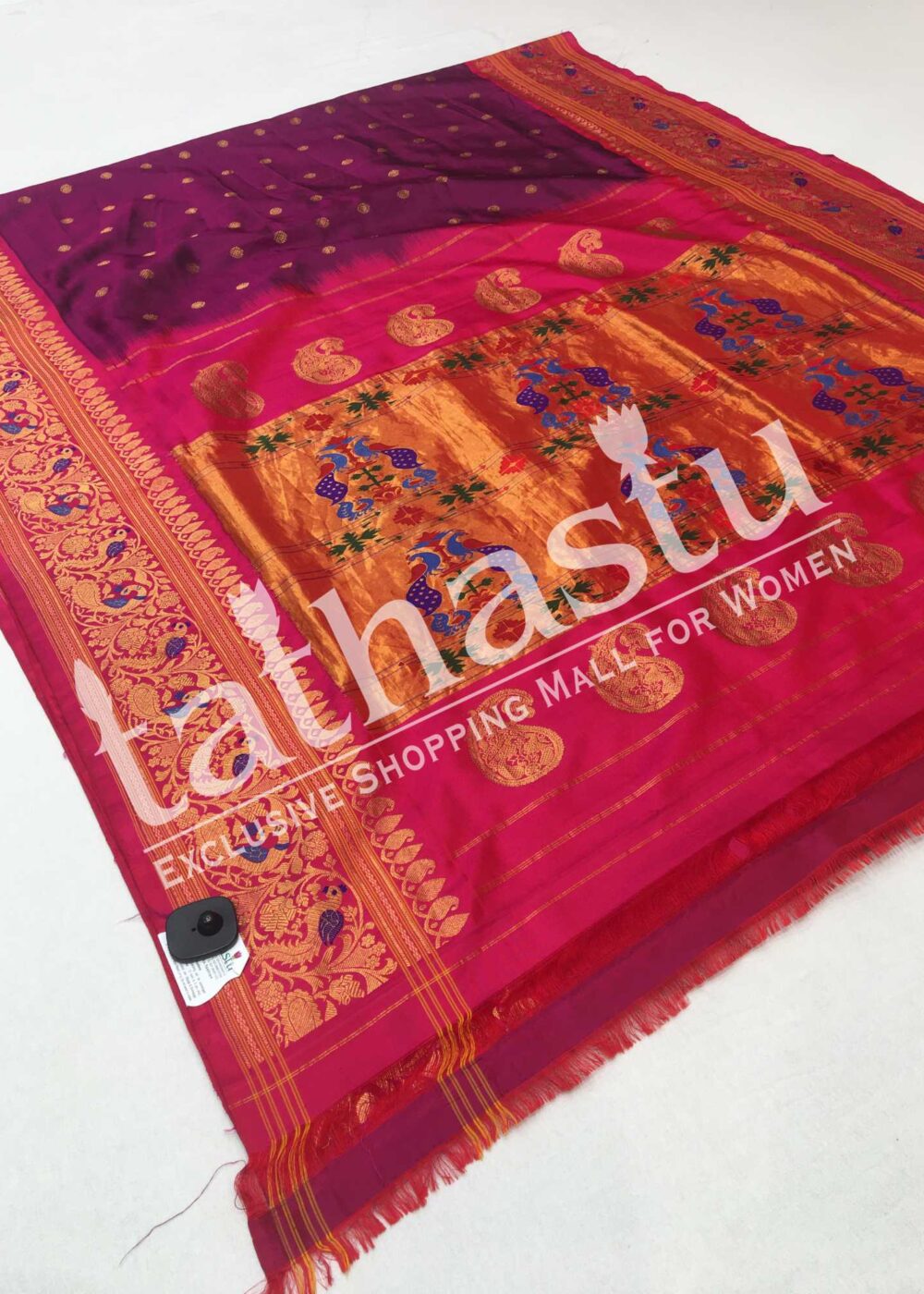 TATHASTU PURE SILK GADWAL SAREE