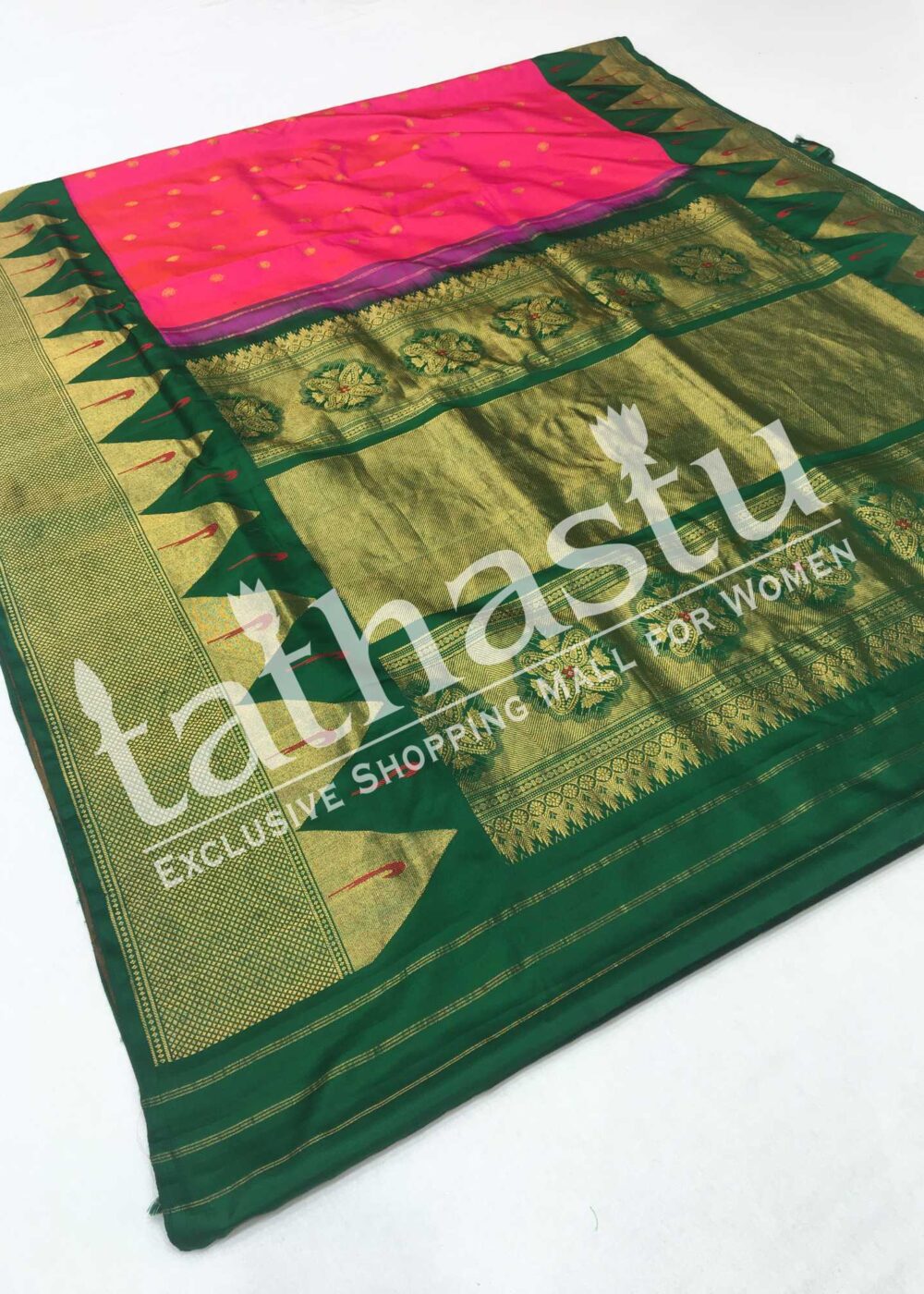 TATHASTU PURE SILK GADWAL SAREE