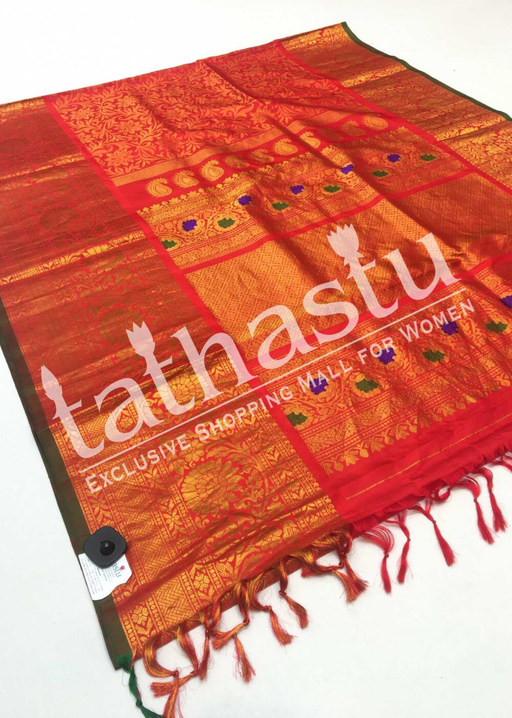 TATHASTU PURE SILK GADWAL SAREE