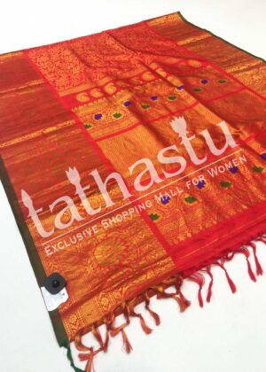 TATHASTU PURE SILK GADWAL SAREE