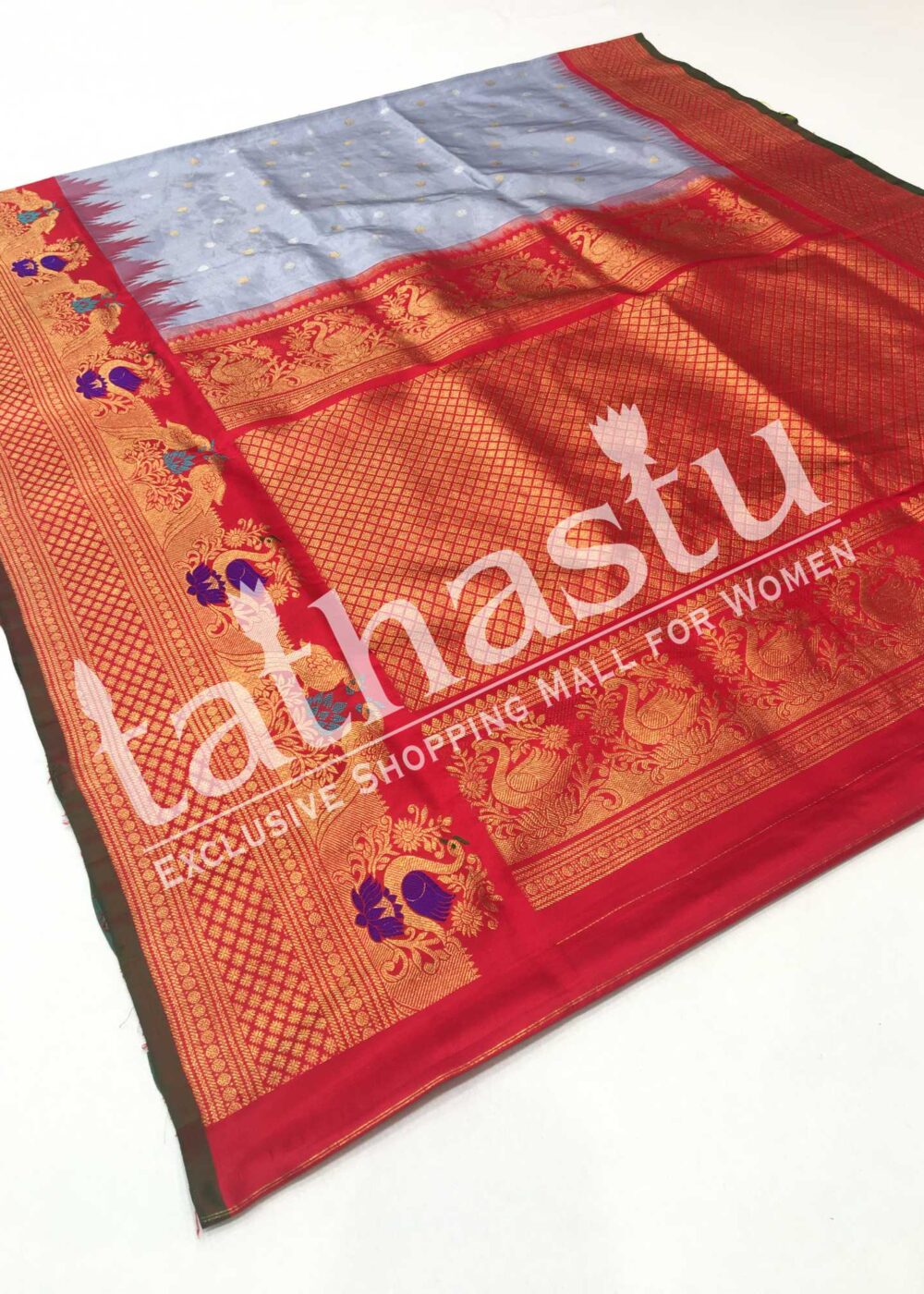 TATHASTU PURE SILK GADWAL SAREE