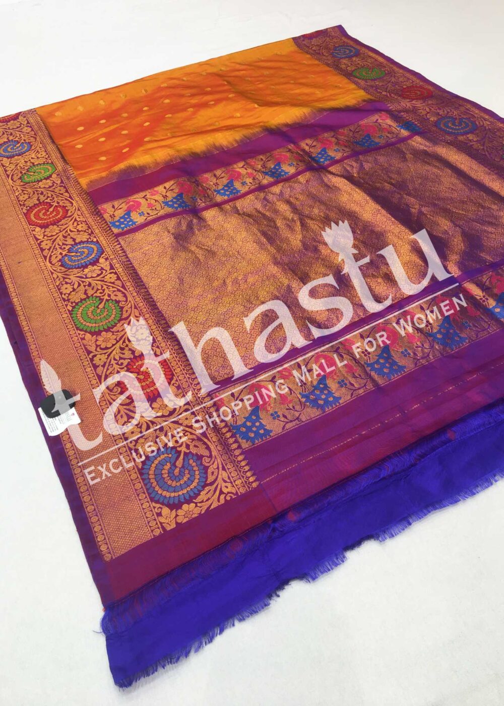 TATHASTU PURE SILK GADWAL SAREE