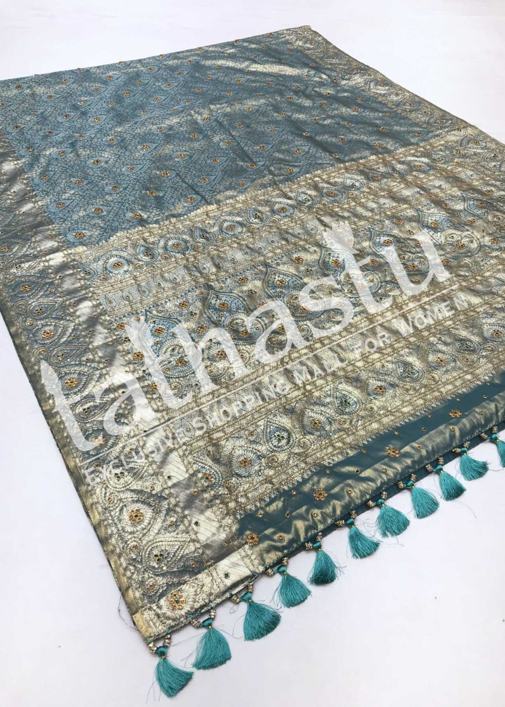 TATHASTU PURE SILK BROCADE SAREE