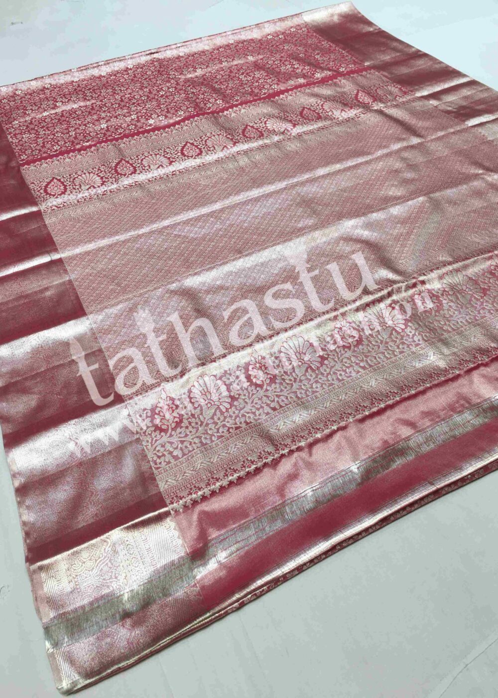 TATHASTU PURE SILK BROCADE SAREE