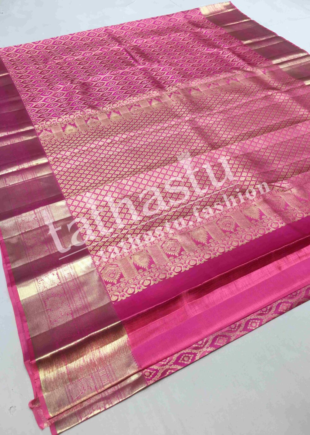TATHASTU PURE SILK BROCADE SAREE