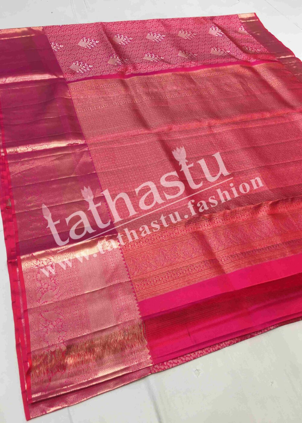 TATHASTU PURE SILK BROCADE SAREE