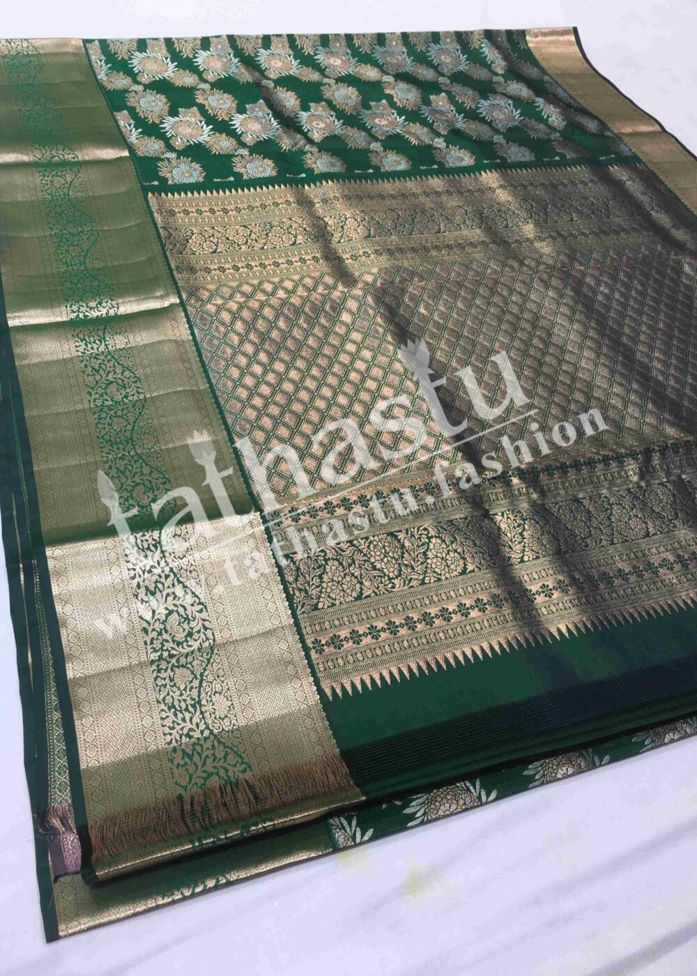 TATHASTU PURE SILK BROCADE SAREE