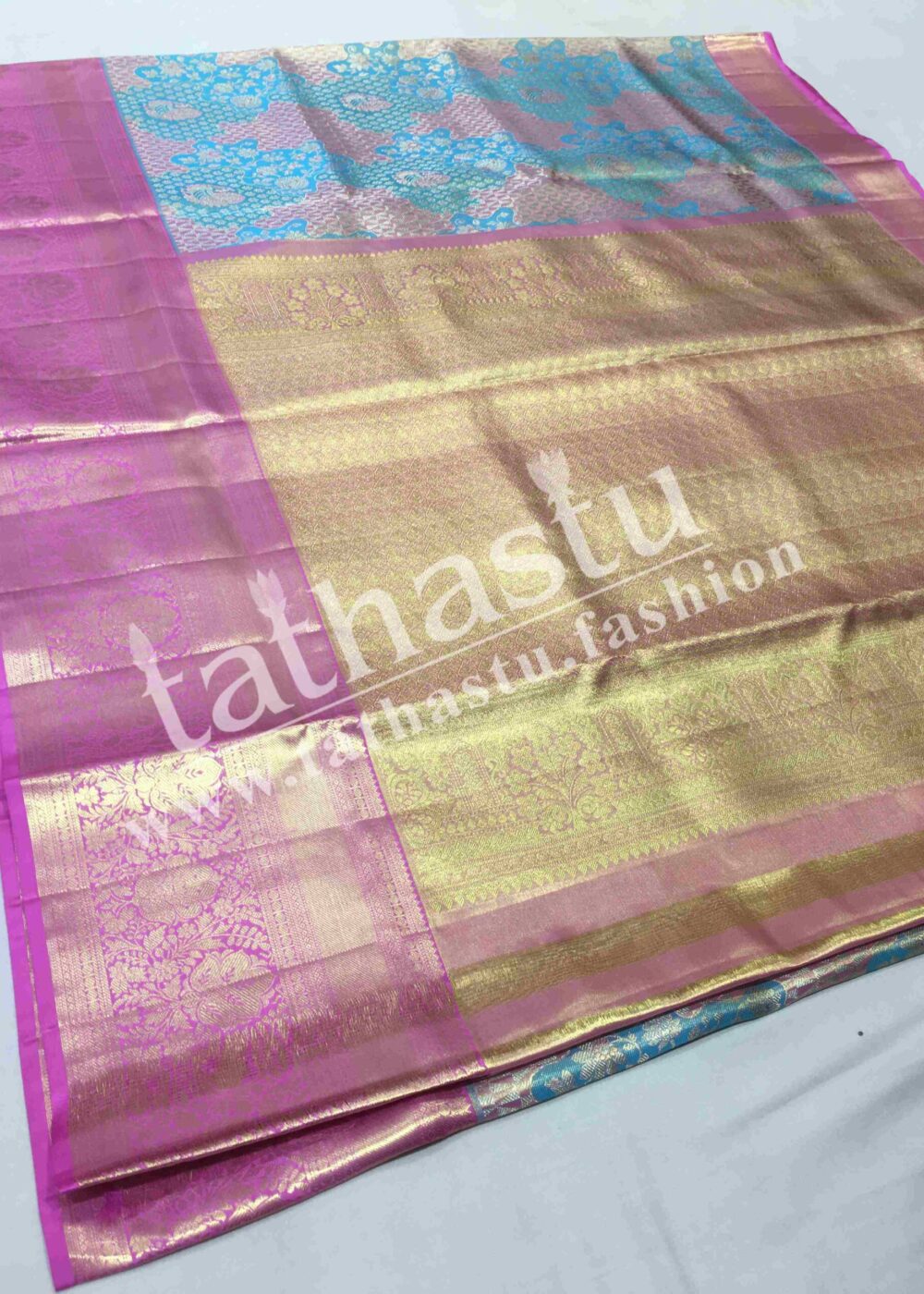 TATHASTU PURE SILK BROCADE SAREE