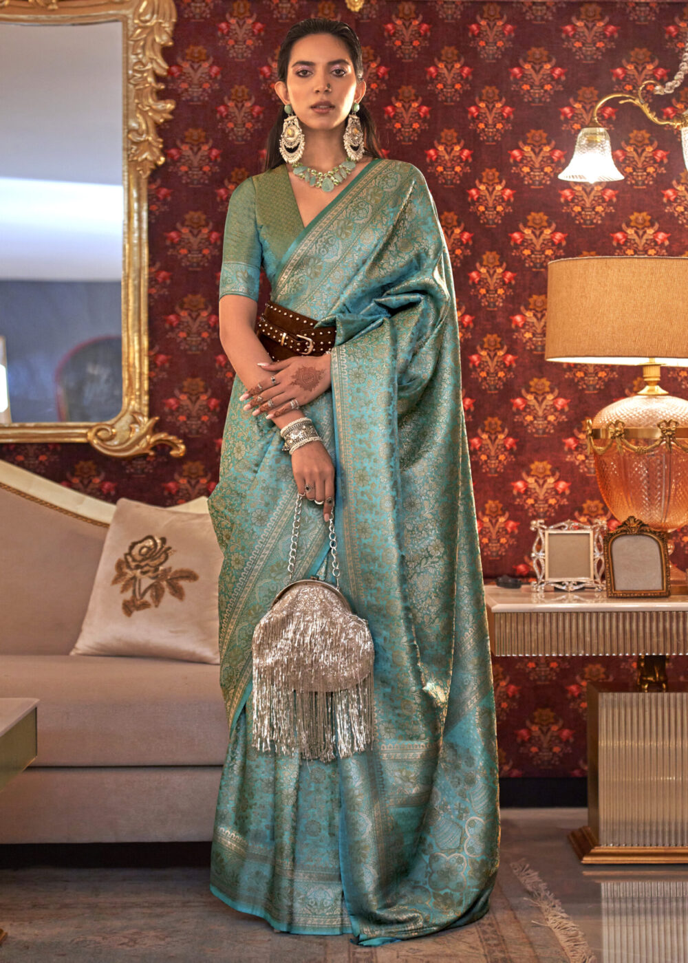 TATHASTU ART SILK BROCADE SAREE