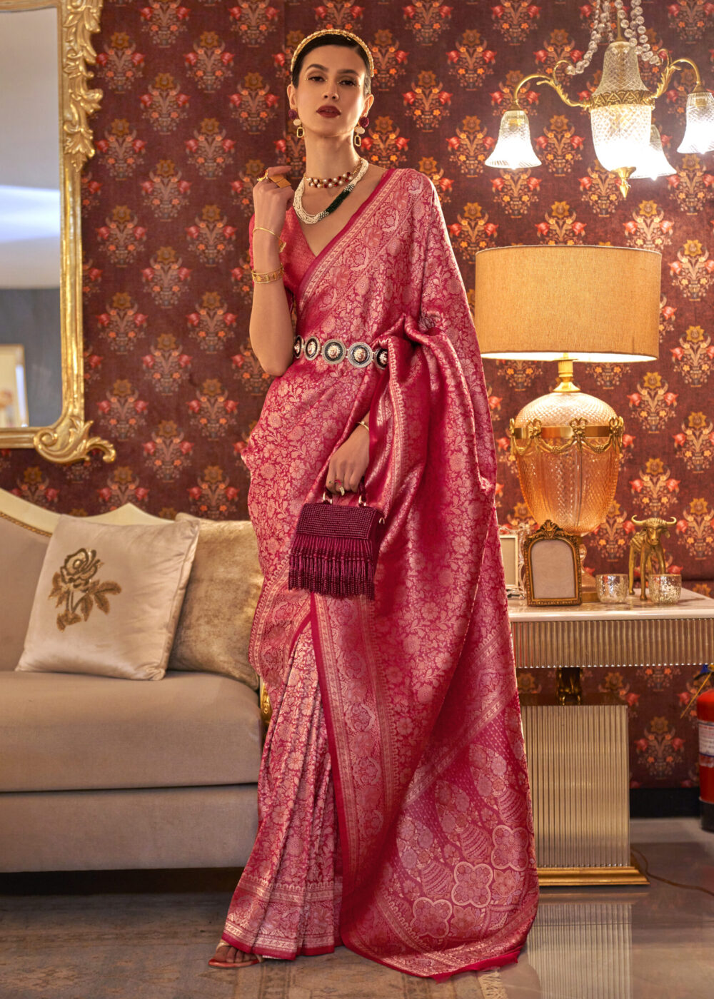 TATHASTU ART SILK BROCADE SAREE