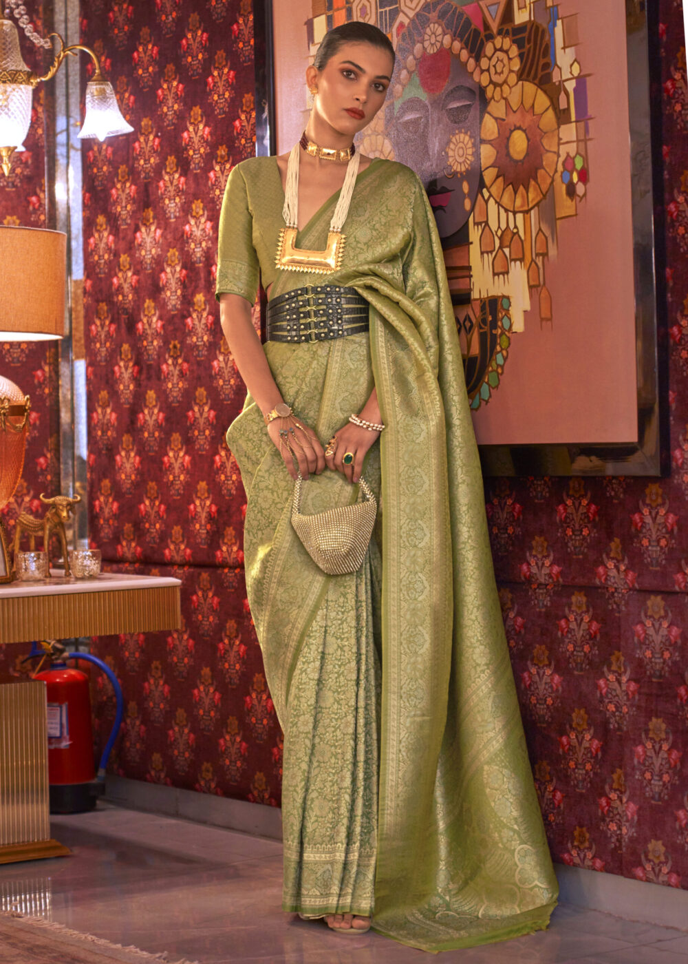 TATHASTU ART SILK BROCADE SAREE