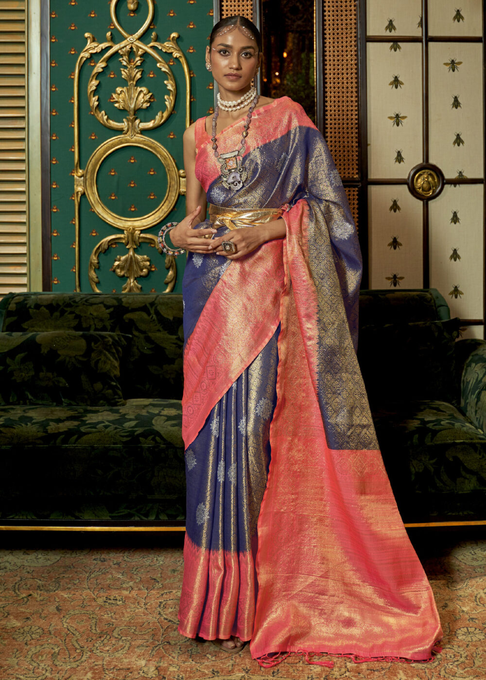TATHASTU ART SILK BROCADE SAREE