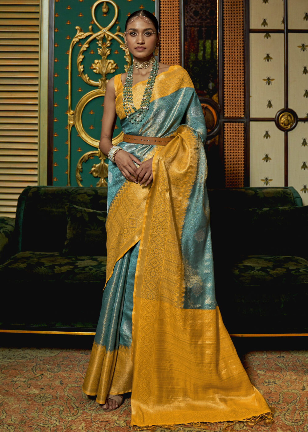 TATHASTU ART SILK BROCADE SAREE