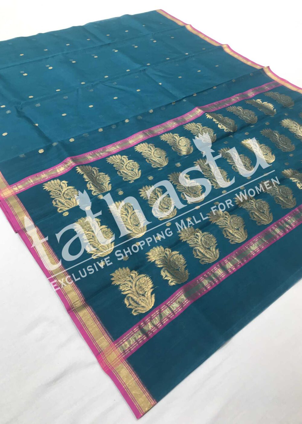TATHASTU PURE SILK CHANDERI SAREE
