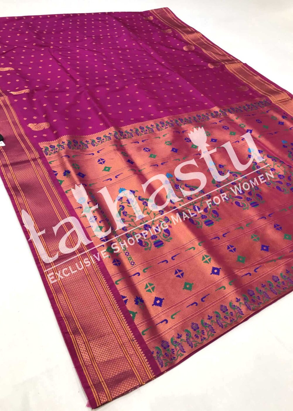 TATHASTU ART SILK PAITHANI 9-YARDS SAREE
