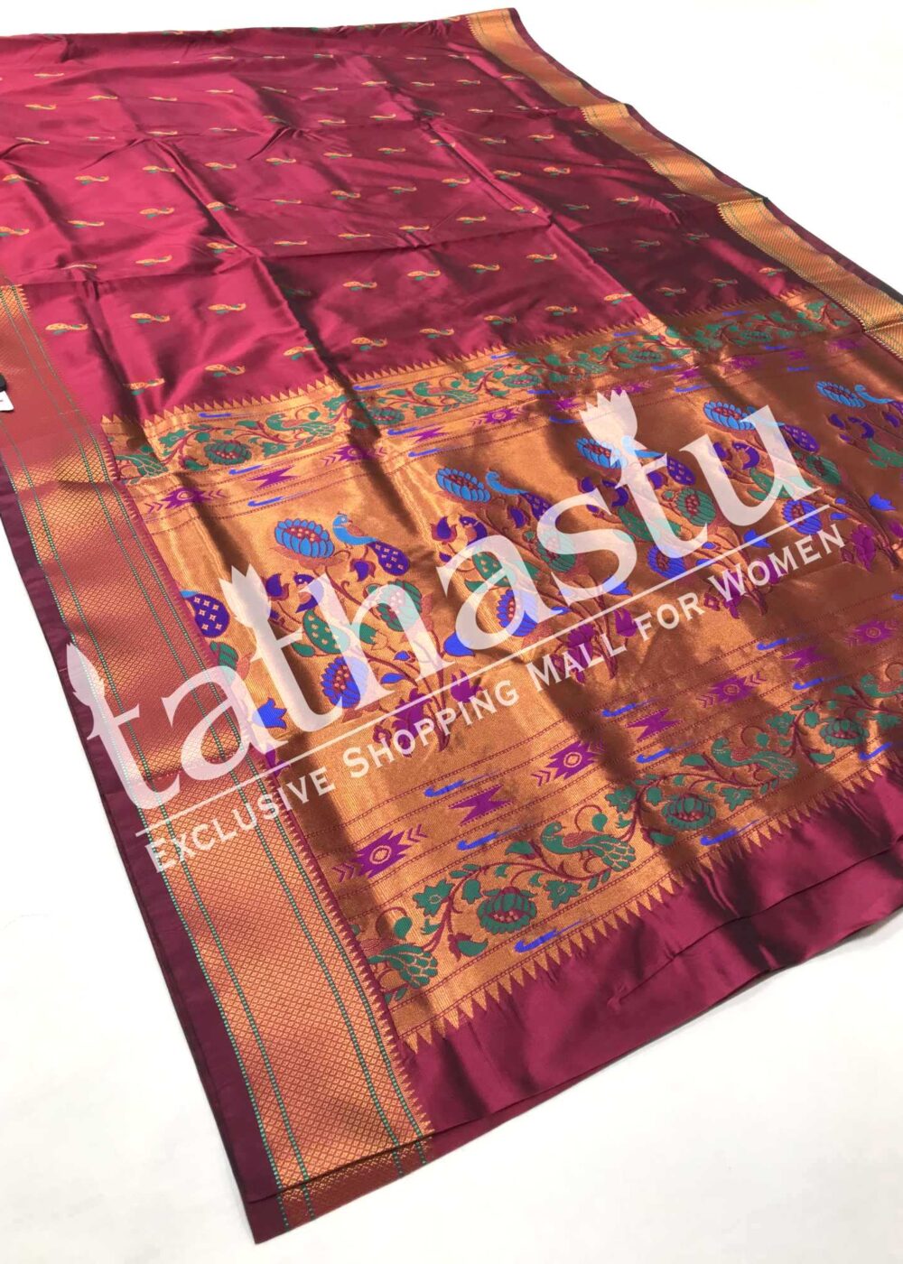 TATHASTU ART SILK PAITHANI 9-YARDS SAREE