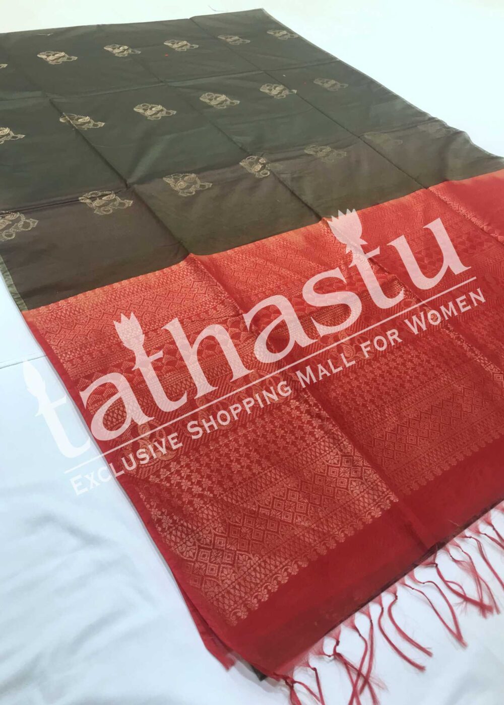 TATHASTU TRADITIONAL BLENDED COTTON SAREE