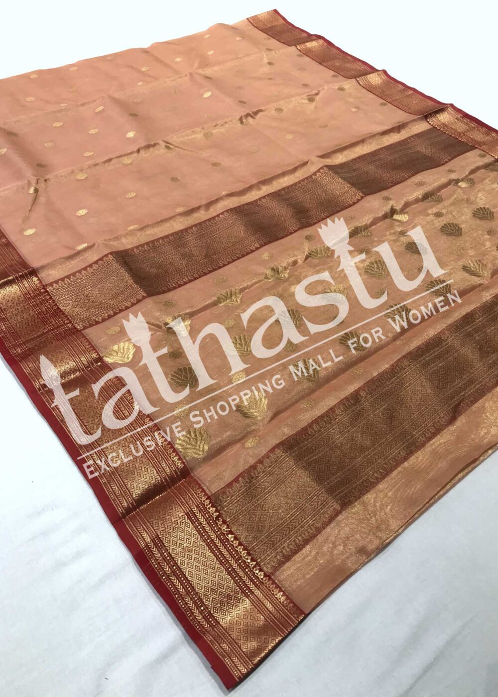 TATHASTU PURE SILK CHANDERI SAREE