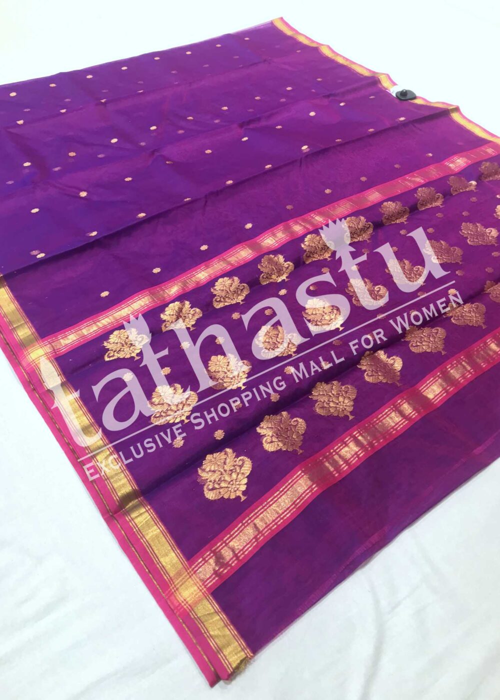 TATHASTU PURE SILK CHANDERI SAREE