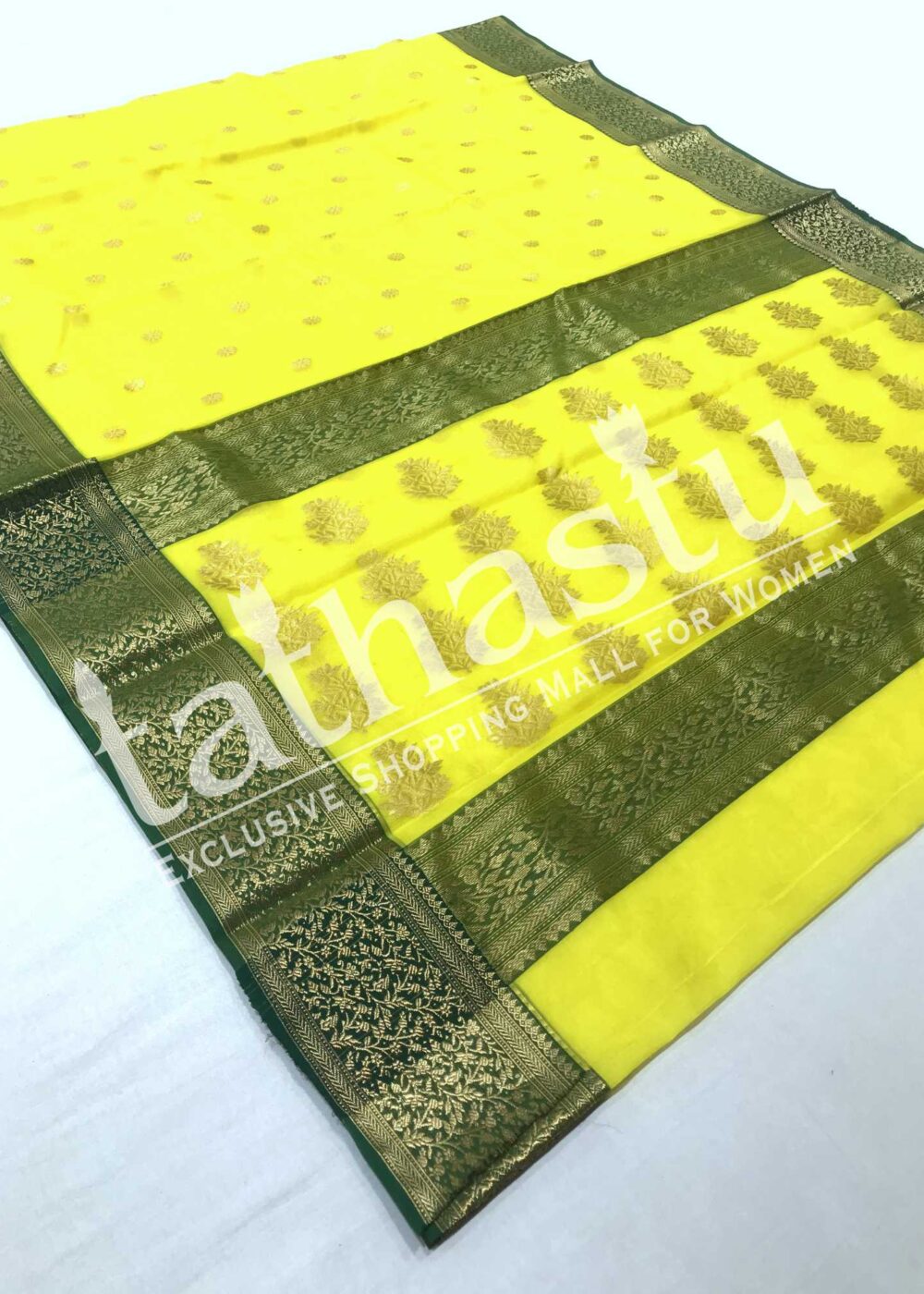TATHASTU PURE SILK CHANDERI SAREE