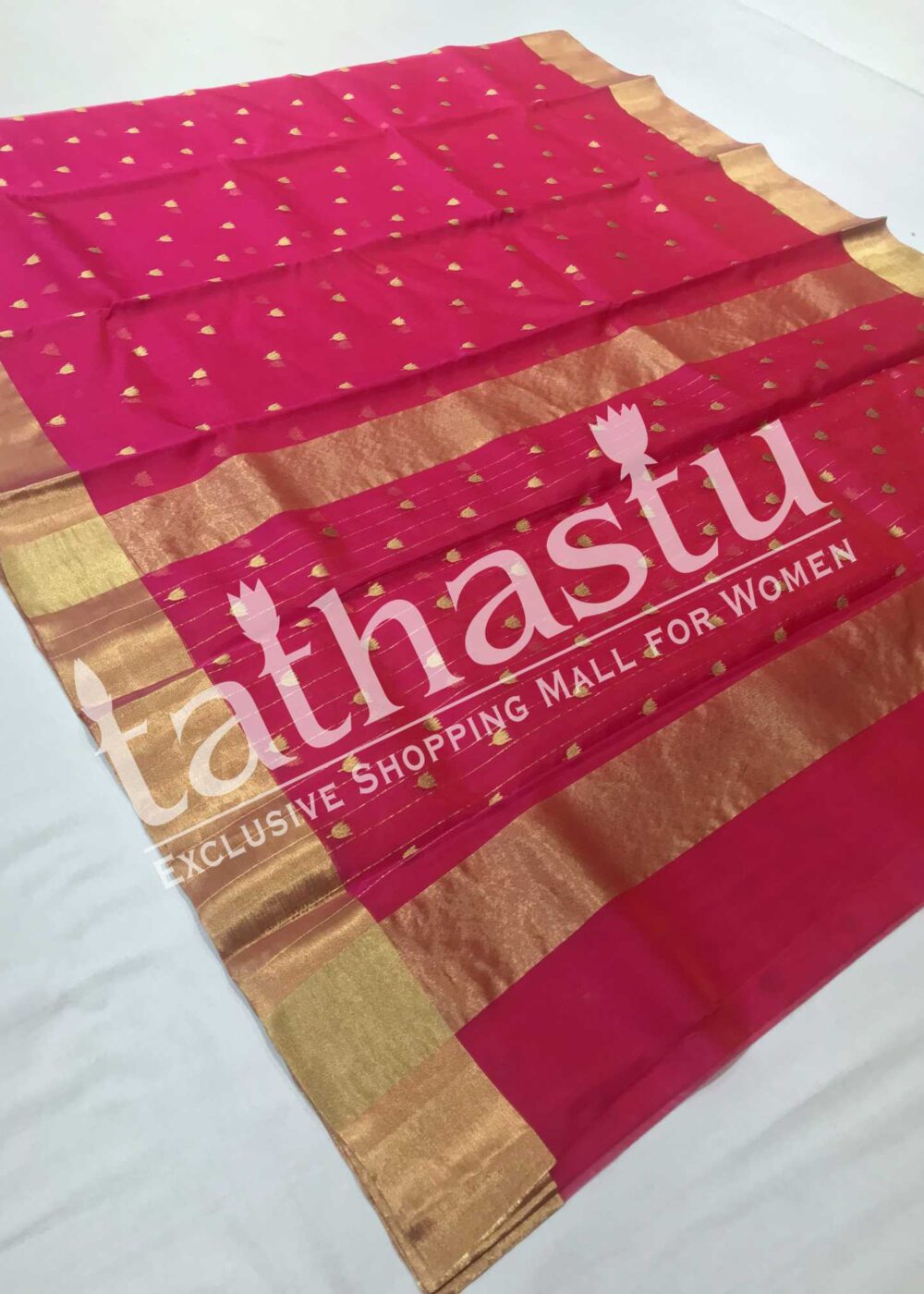 TATHASTU PURE SILK CHANDERI SAREE