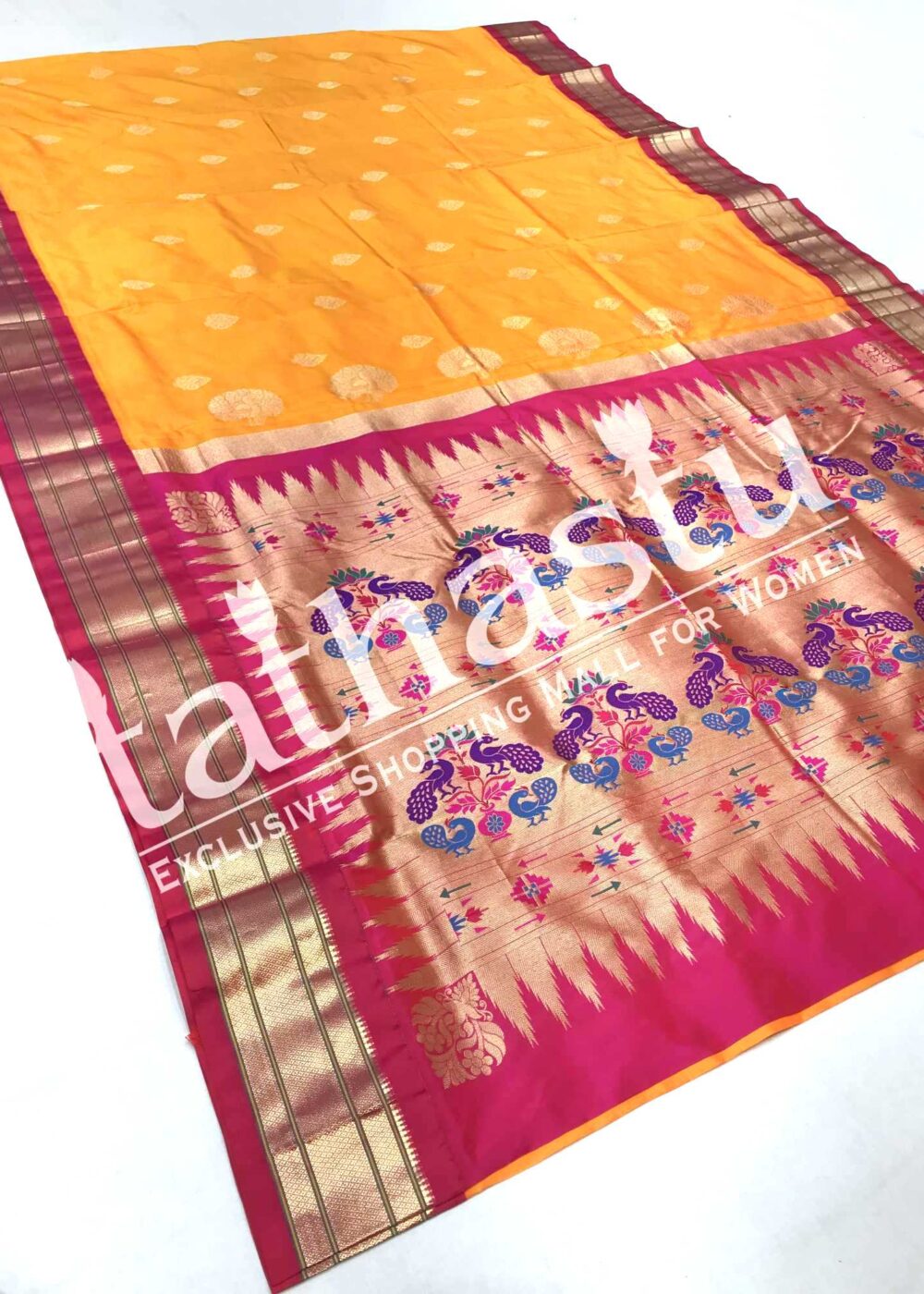 TATHASTU PURE SILK PAITHANI 9-YARDS SAREE