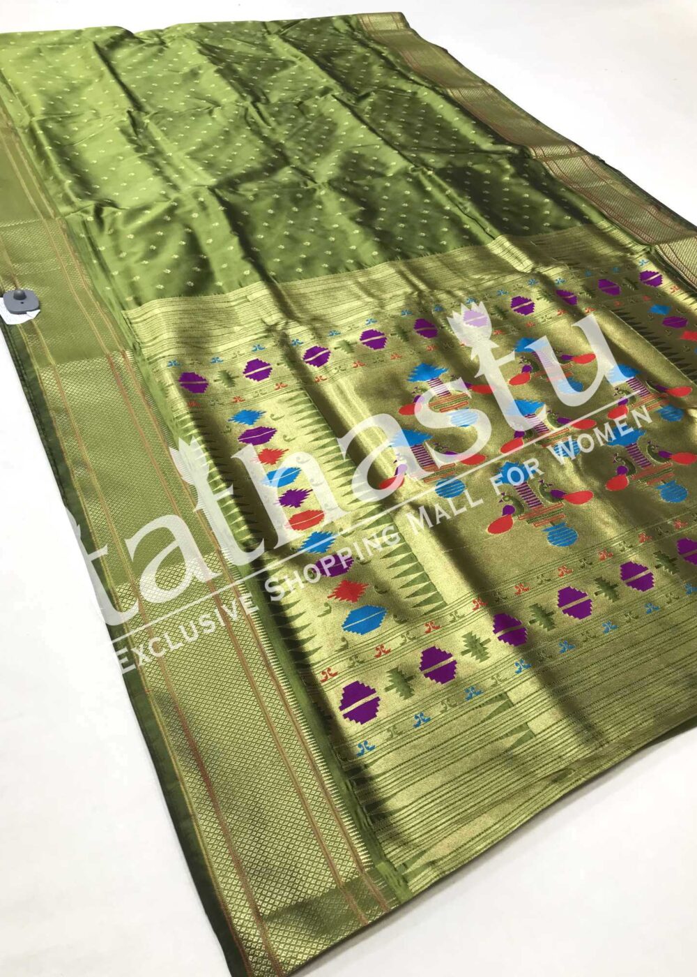TATHASTU ART SILK PAITHANI 9-YARDS SAREE