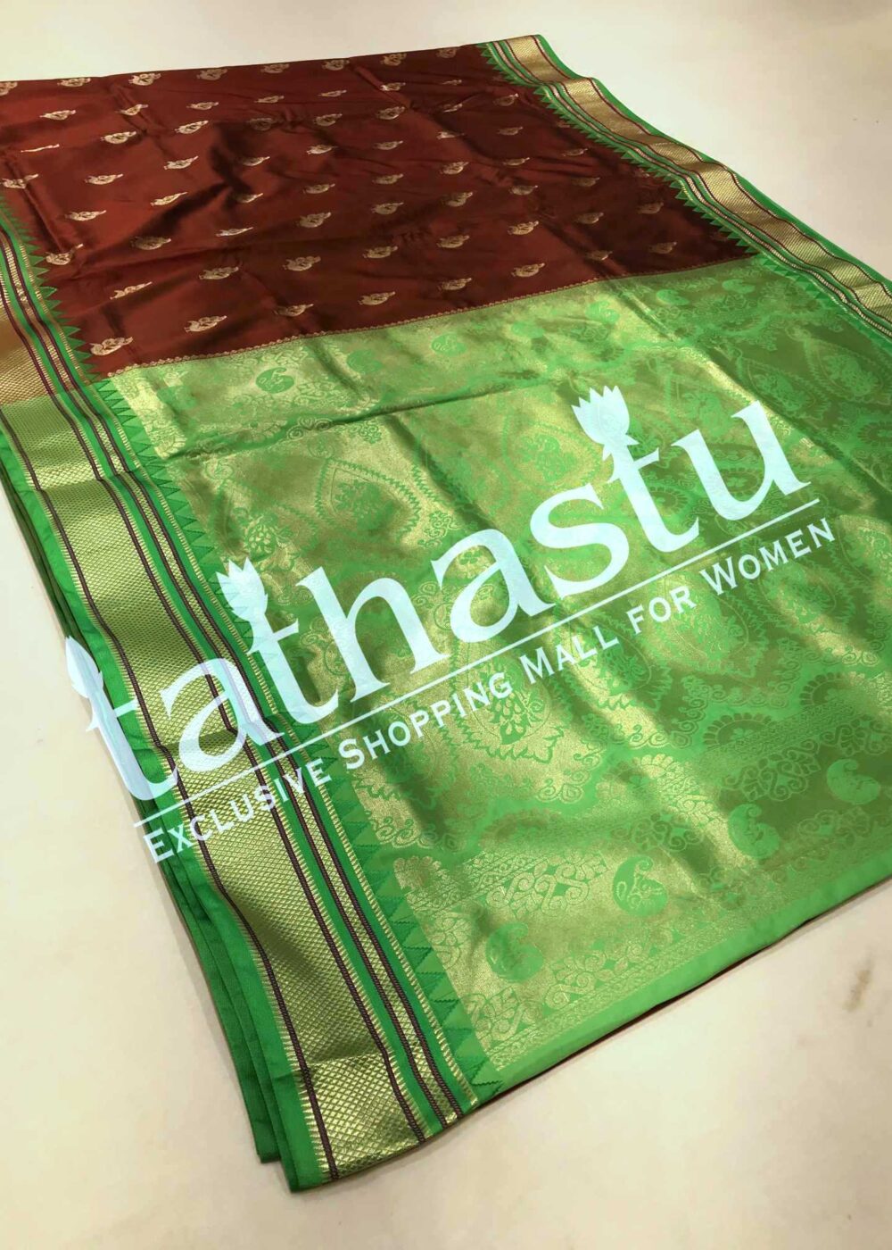 TATHASTU ART SILK PAITHANI 9-YARDS SAREE