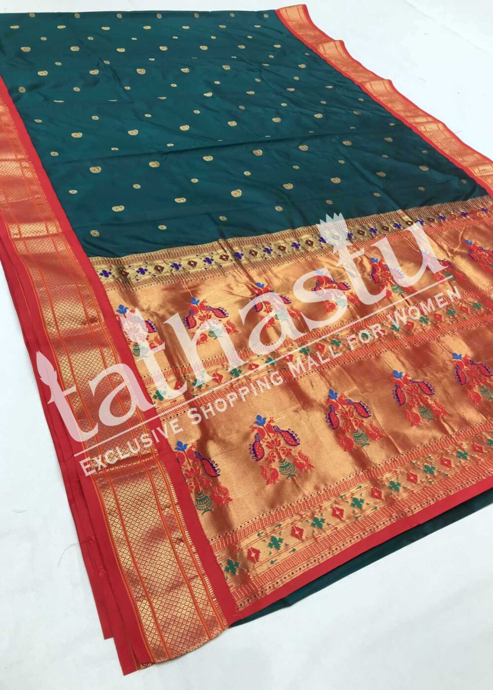 TATHASTU PURE SILK PAITHANI 9-YARDS SAREE