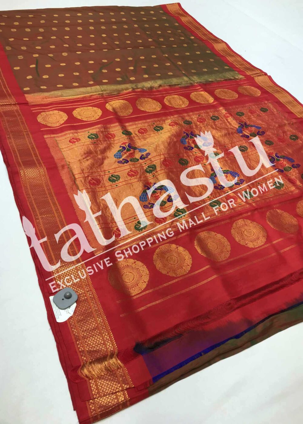 TATHASTU PURE SILK PAITHANI 9-YARDS SAREE