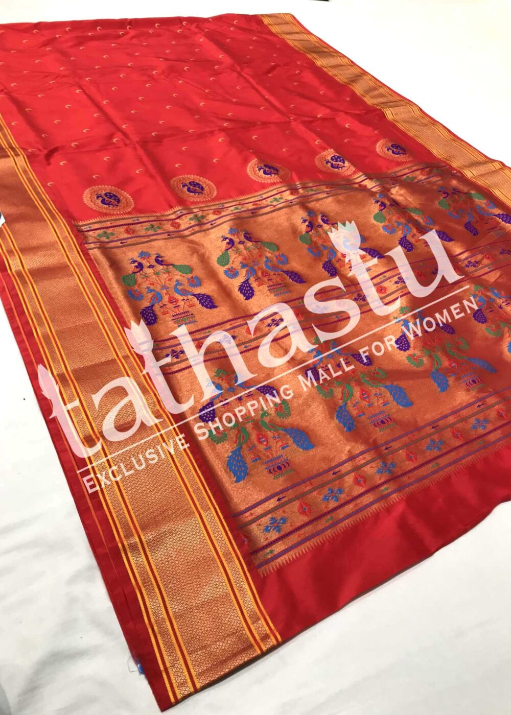 TATHASTU ART SILK PAITHANI 9-YARDS SAREE