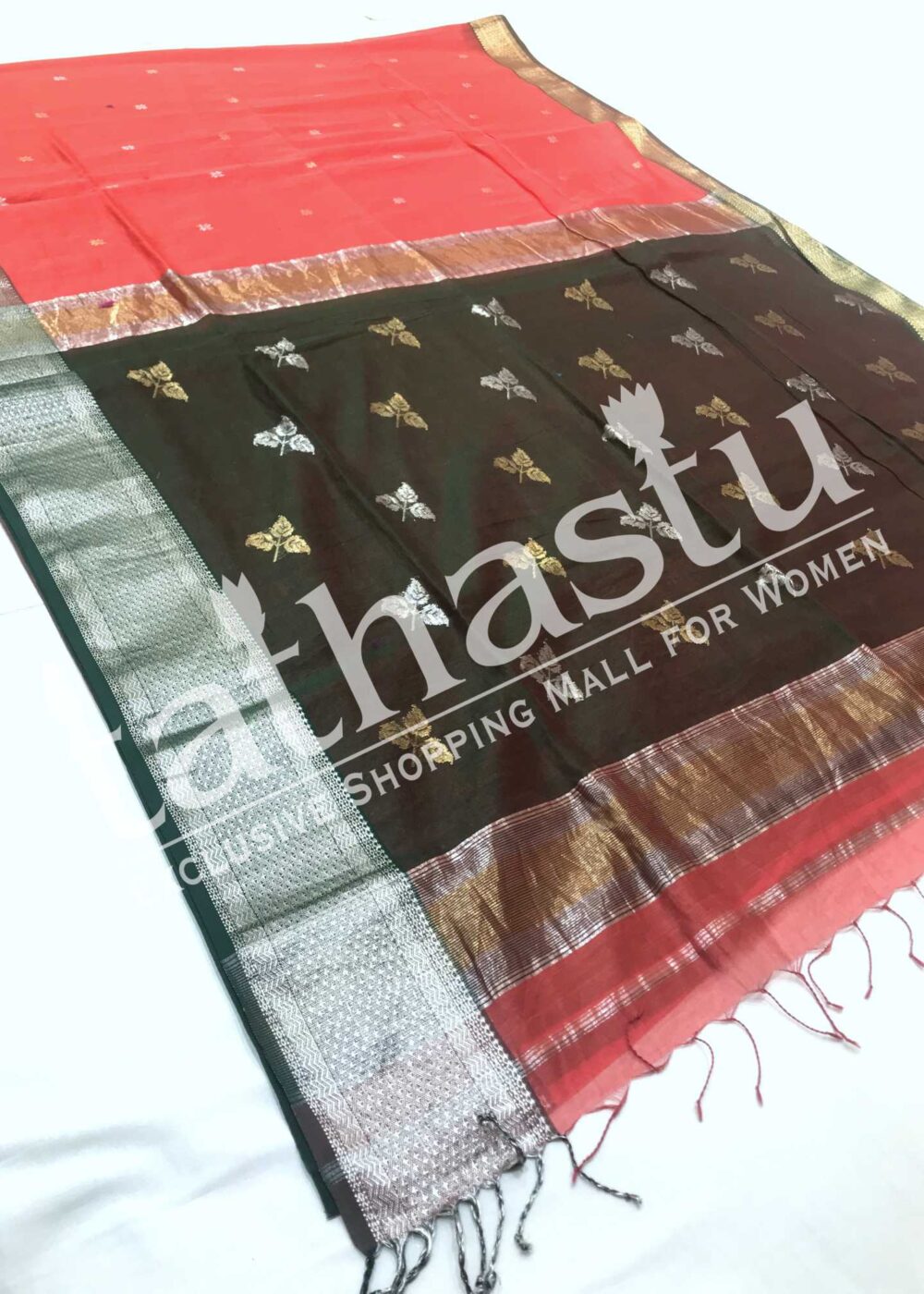 TATHASTU TRADITIONAL BLENDED COTTON SAREE