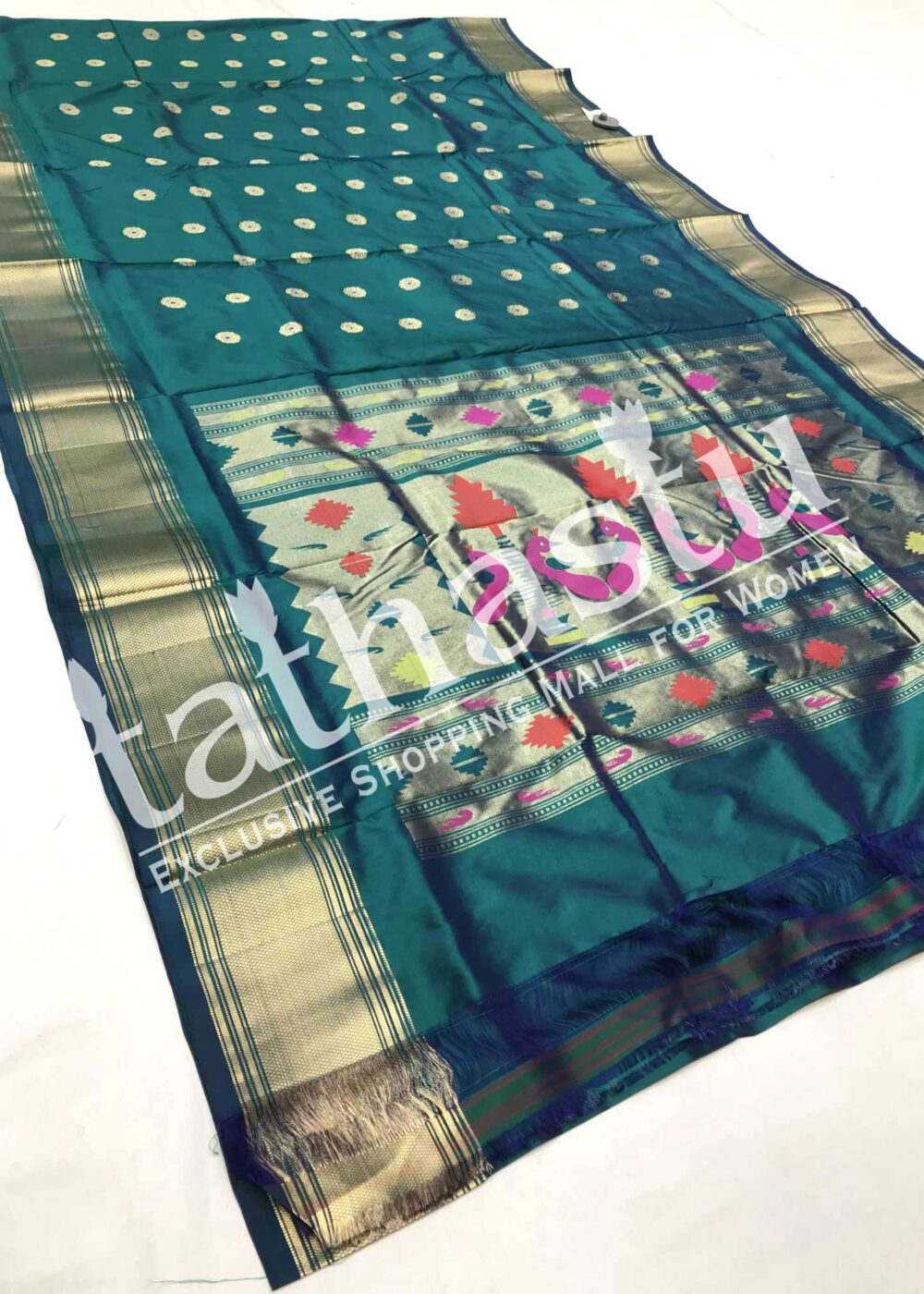 TATHASTU PURE SILK PAITHANI 9-YARDS SAREE
