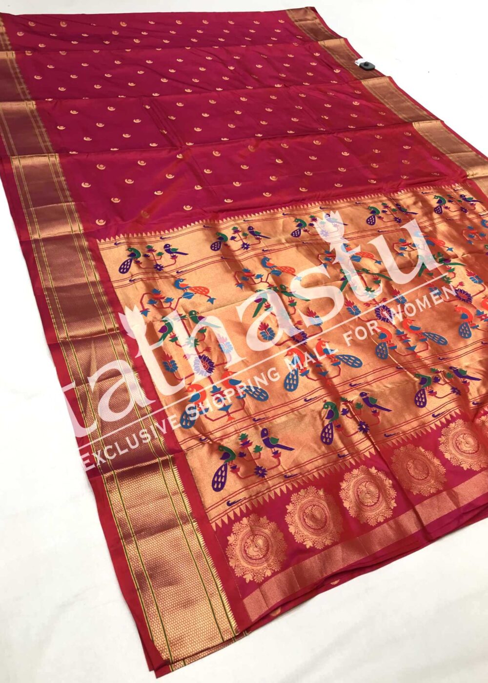 TATHASTU PURE SILK PAITHANI 9-YARDS SAREE