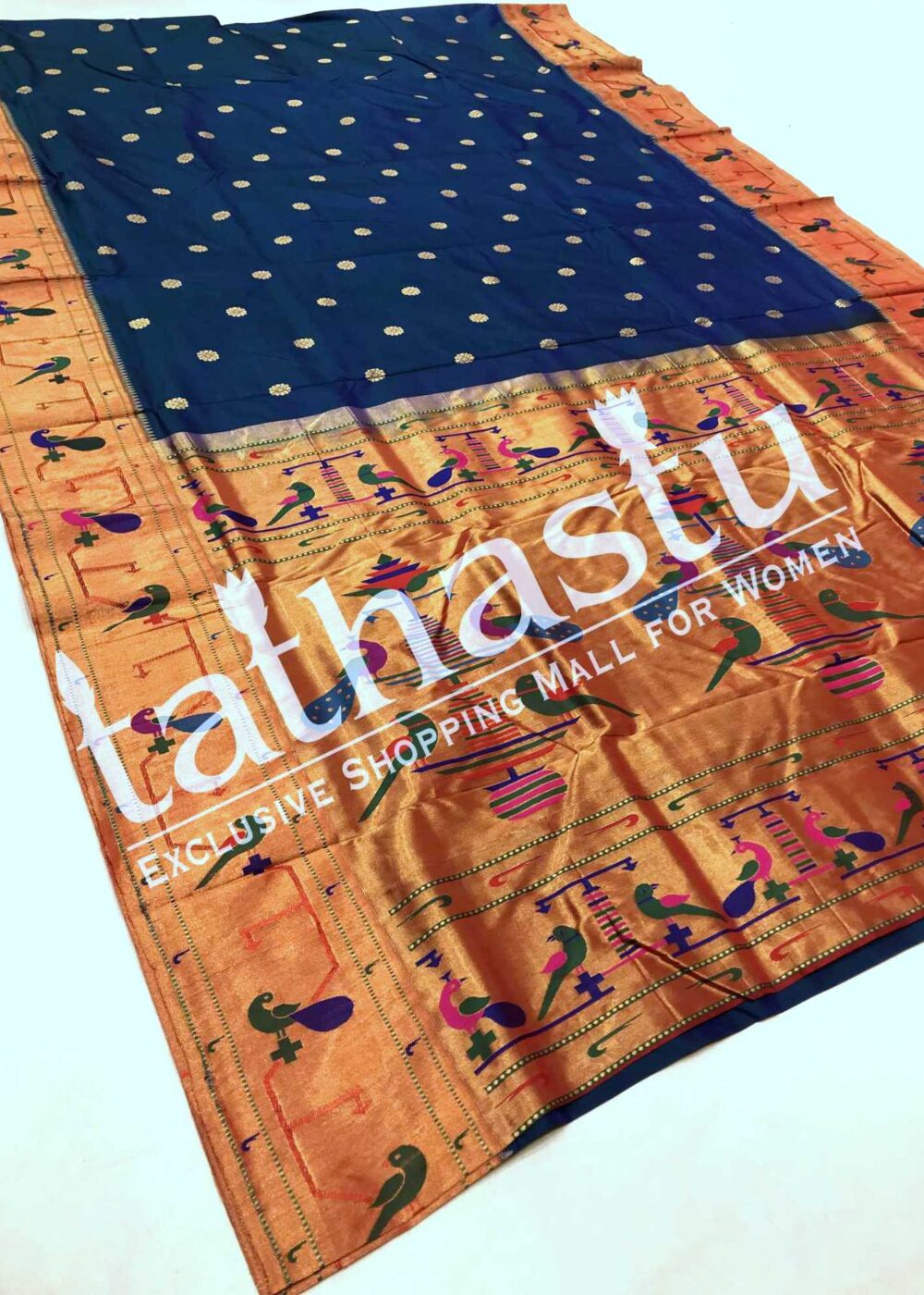 TATHASTU PURE SILK PAITHANI 9-YARDS SAREE