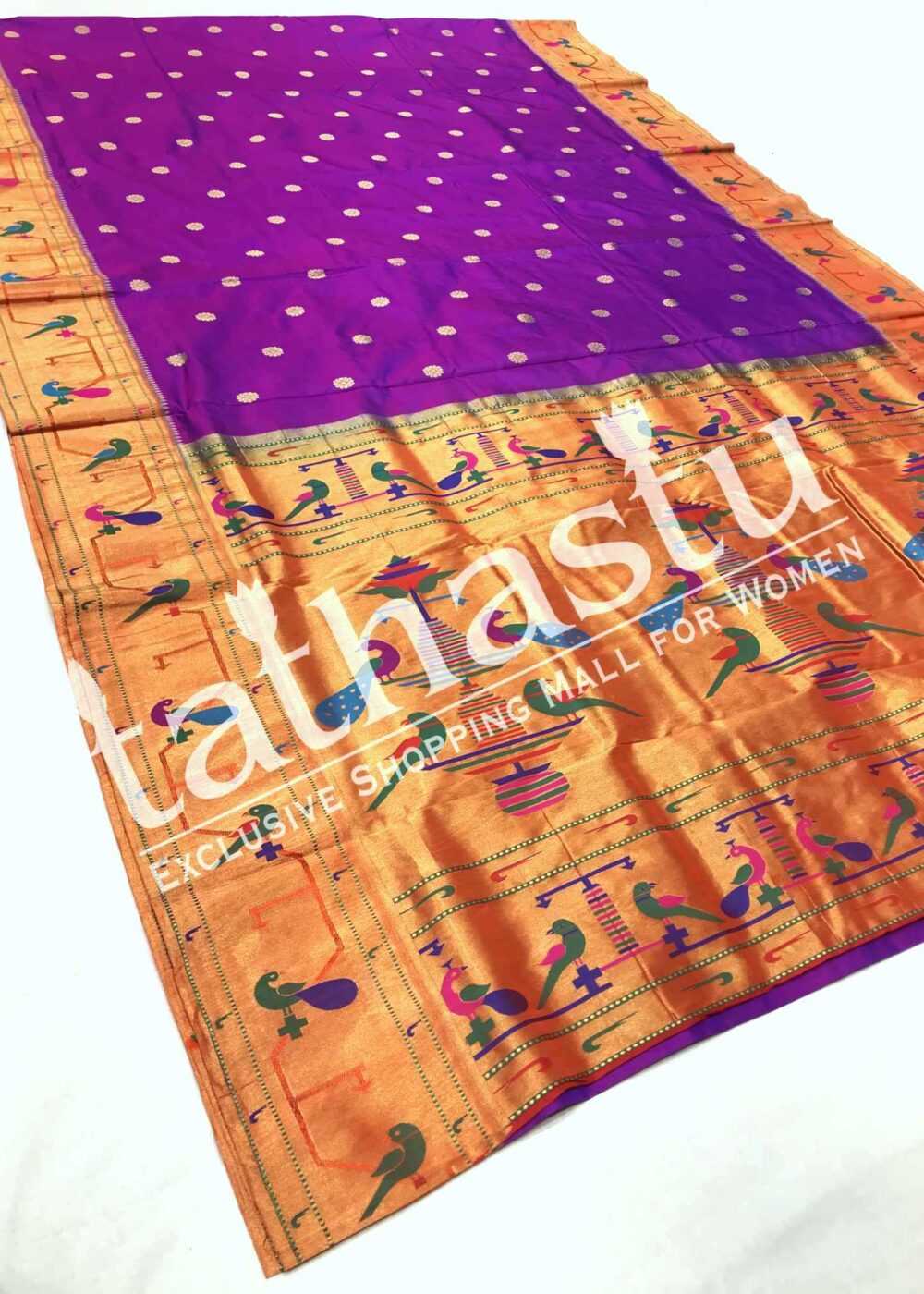 TATHASTU PURE SILK PAITHANI 9-YARDS SAREE