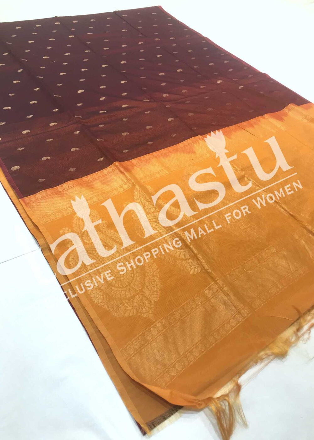 TATHASTU TRADITIONAL BLENDED COTTON SAREE