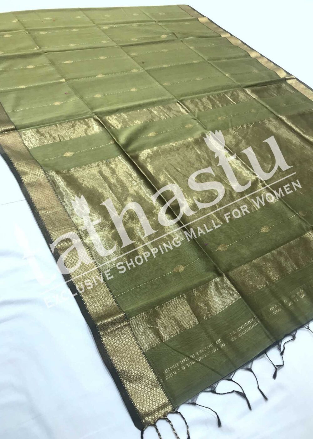 TATHASTU TRADITIONAL BLENDED COTTON SAREE