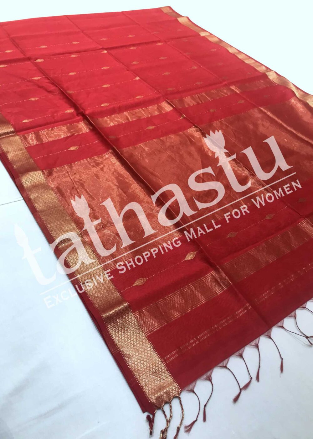 TATHASTU TRADITIONAL BLENDED COTTON SAREE