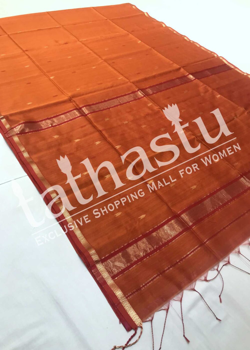 TATHASTU TRADITIONAL BLENDED COTTON SAREE