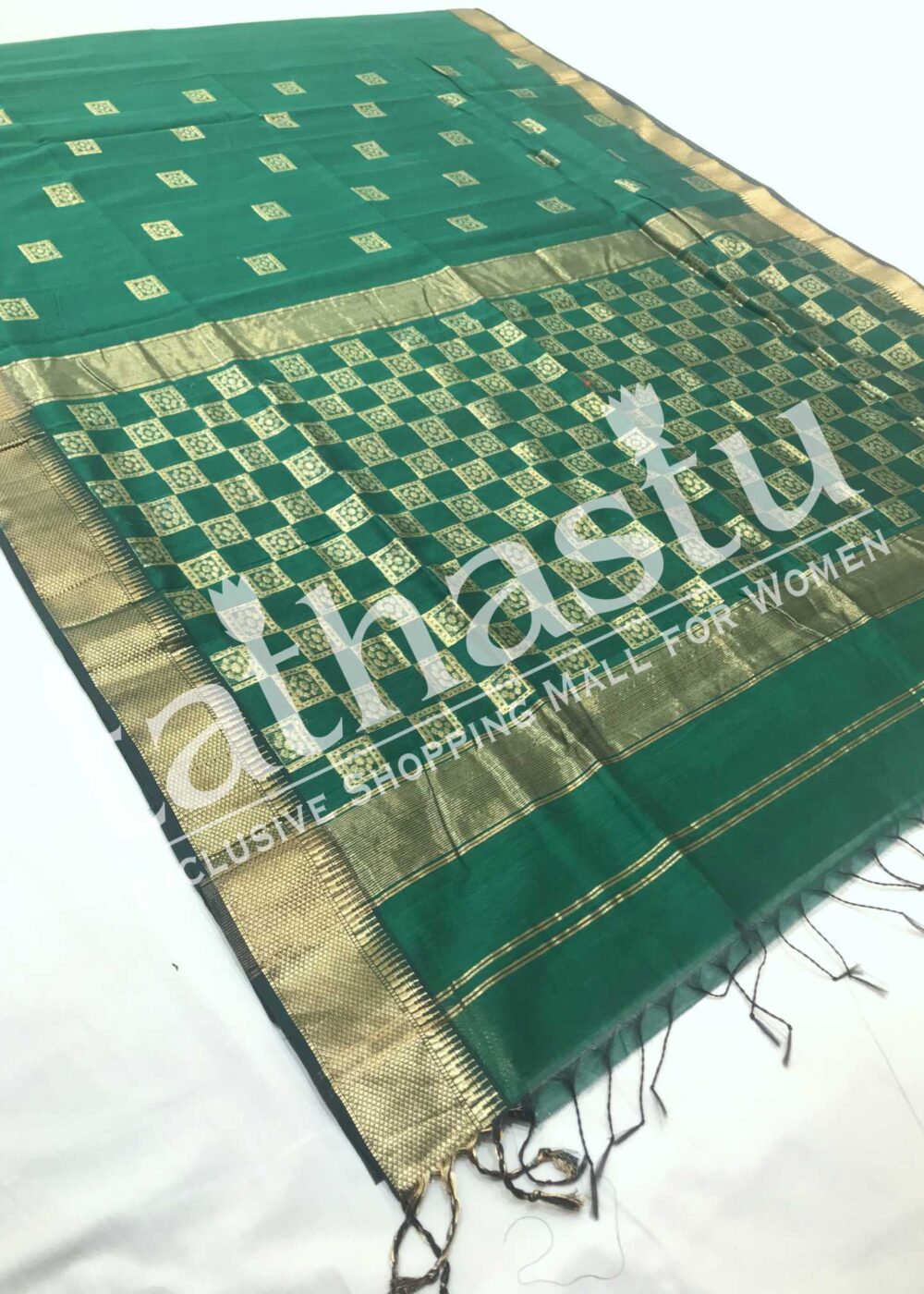 TATHASTU TRADITIONAL BLENDED COTTON SAREE