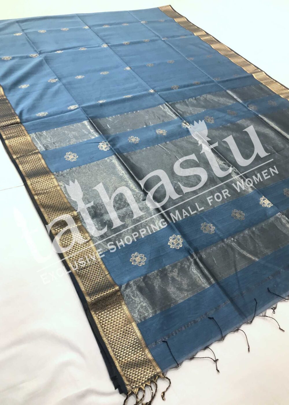 TATHASTU TRADITIONAL BLENDED COTTON SAREE