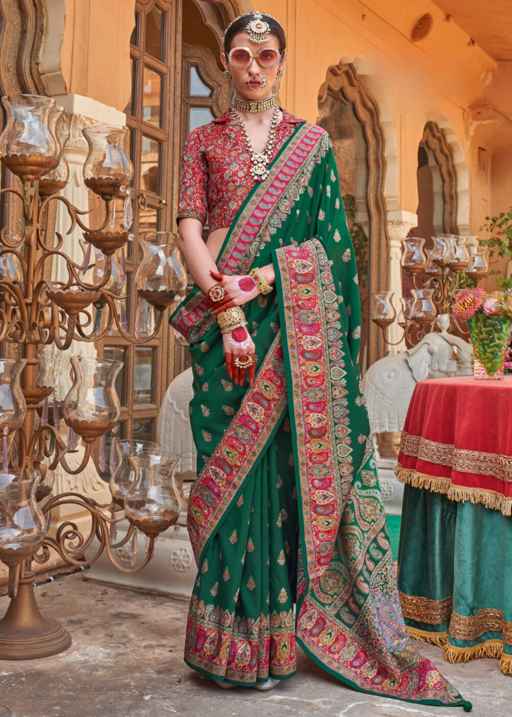 TATHASTU ART SILK PRINTED SAREE