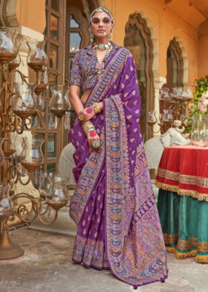 TATHASTU ART SILK PRINTED SAREE