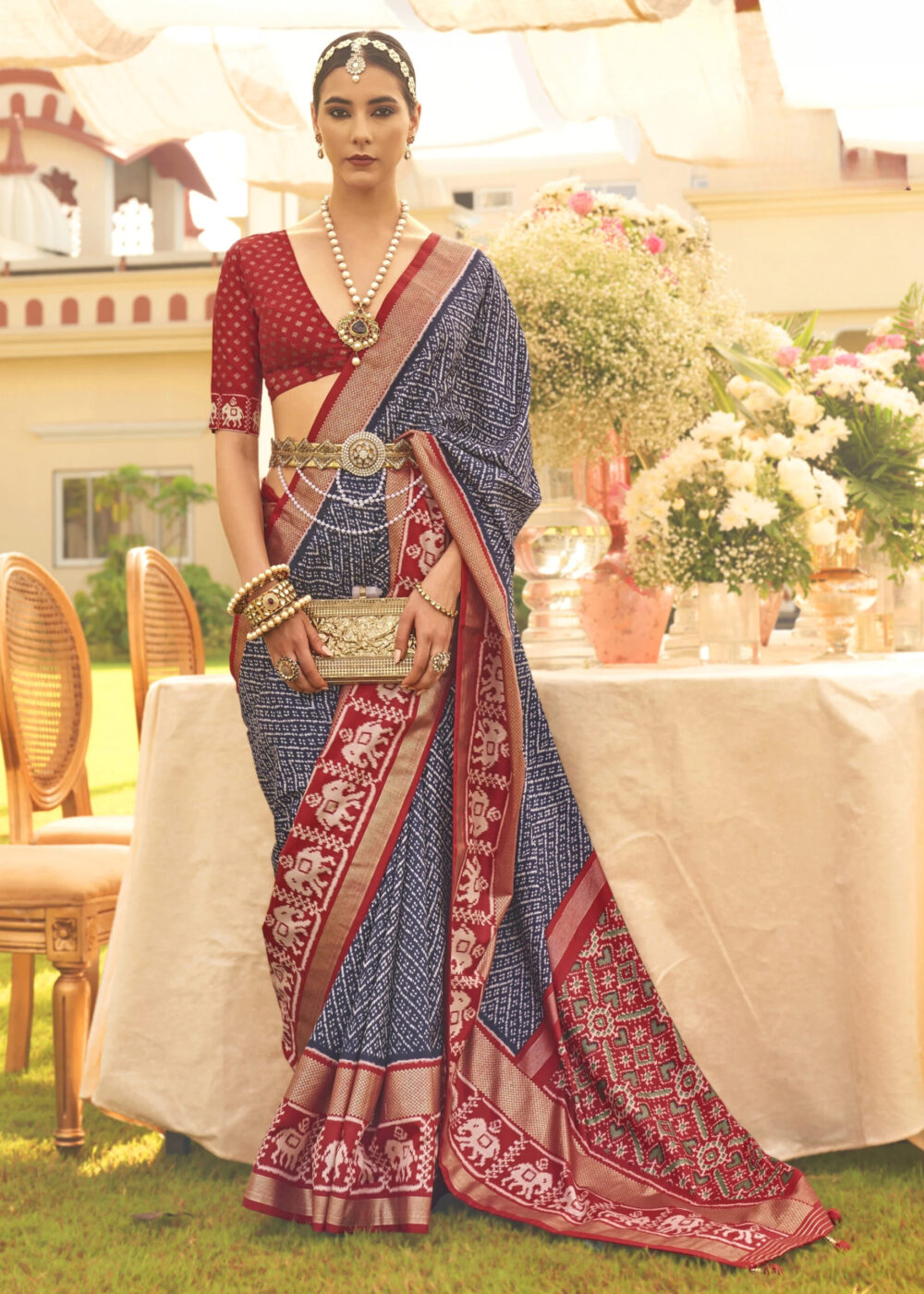 TATHASTU ART SILK PRINTED SAREE