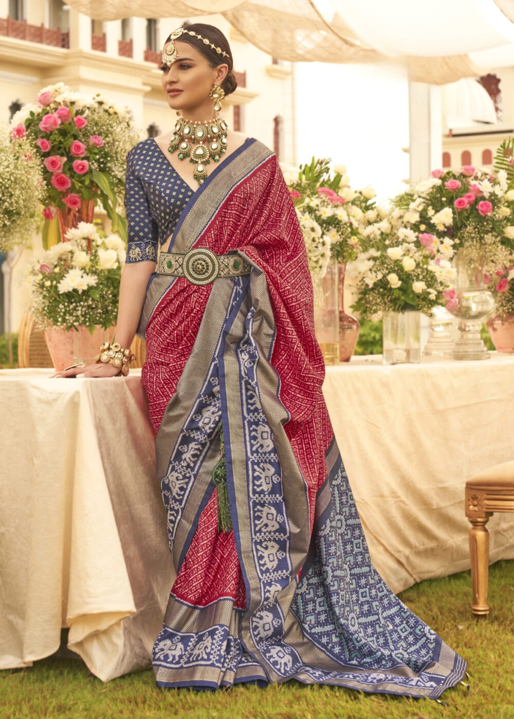 TATHASTU ART SILK PRINTED SAREE