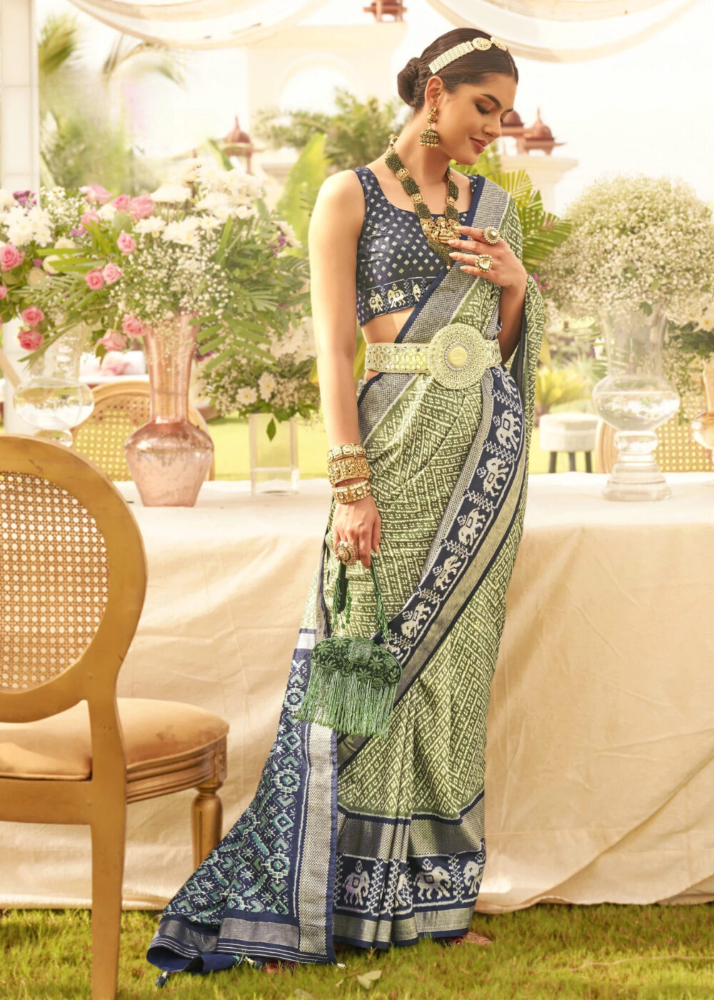 TATHASTU ART SILK PRINTED SAREE
