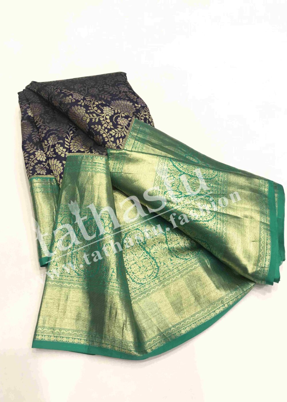 TATHASTU PURE SILK BROCADE SAREE