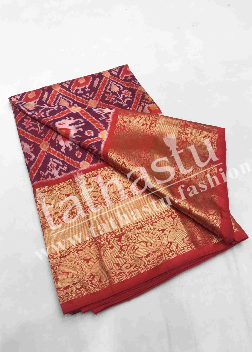 TATHASTU PURE SILK PATOLA SAREE